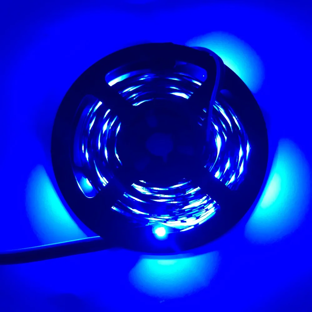 

Waterproof SMD RGB LED Strip Light 2835 5M LED Light rgb Leds tape diode ribbon Flexible Music Controller DC 12V Adapter set