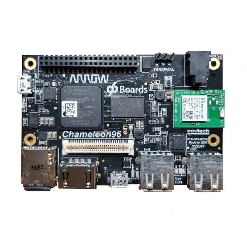 1 шт. x хамелеон96 комплект Cyclone V SoC FPGA Двухъядерный ARM Cortex A9 Development Board | Электронные