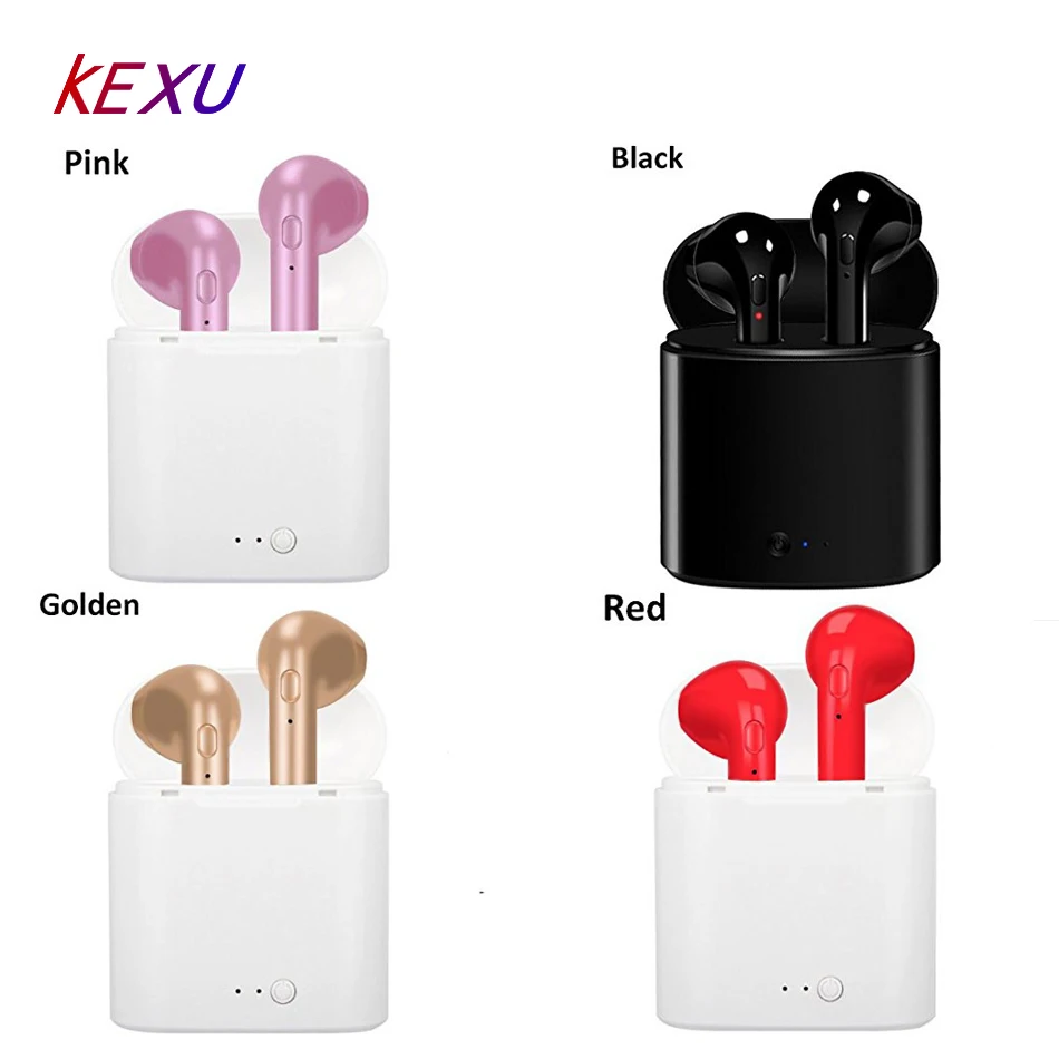 Kexu i7s i9 TWS мини беспроводные bluetooth стерео наушники вкладыши гарнитура с зарядным