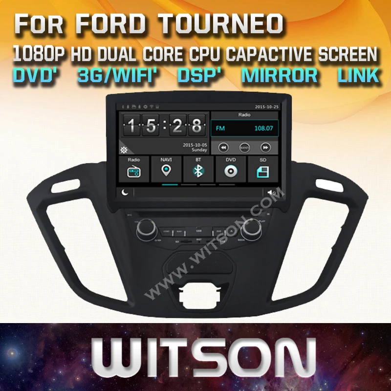 Автомагнитола WITSON dvd gps для FORD TOURNEO автомобильная аудиосистема с емкостным