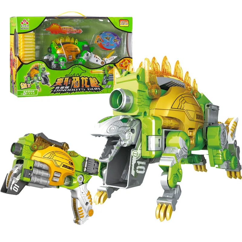 

Dragon Ranger Megazord Action Figure Transformation Robot Alloy Dinosaur Deformation EVA Soft Bullet Gun Children Gifts Boy Toys