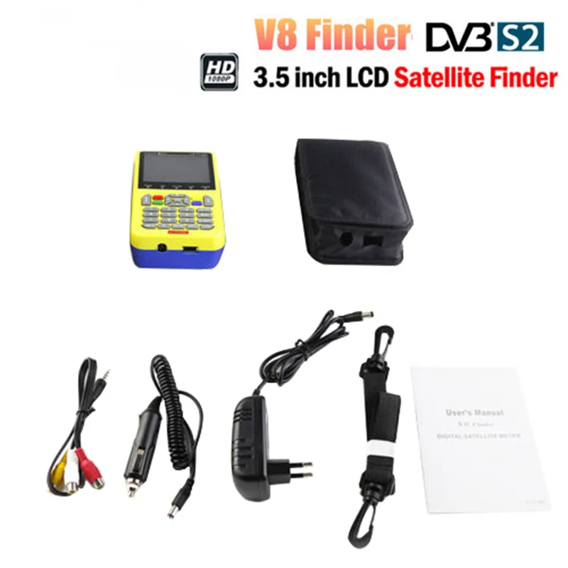 Larryjoe Freesat V8 Finder V-71 HD DVB-S2 Высокое разрешение Satellite MPEG-4 DVB S2 спутниковый метр Satfinder
