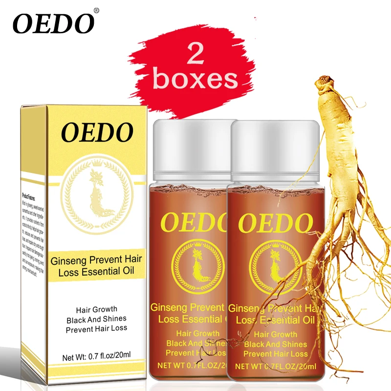 OEDO Ginseng Hair Growth Essence Anti Loss Liquid Fast Restoration Dense Serum Powerful Repair Root 20ML | Красота и здоровье