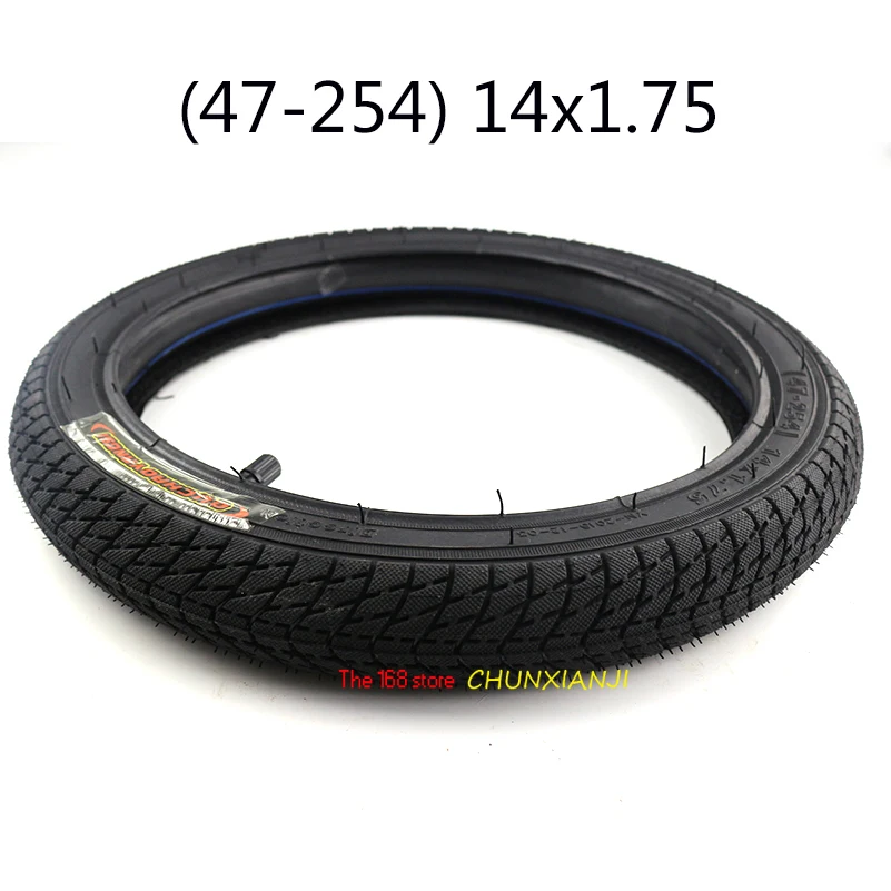 

Good quality Children bicycle tires 14x1.75 /47-254 bicycle tyre and inner tube for BMX Kid's Bikes Ultralight Folding Bike