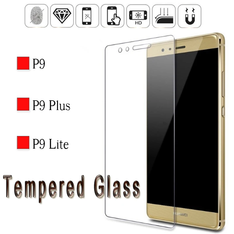 Закаленное стекло для Huawei P9 Lite 2016 защита экрана Премиум Защитная пленка P 9 Plus P9Lite
