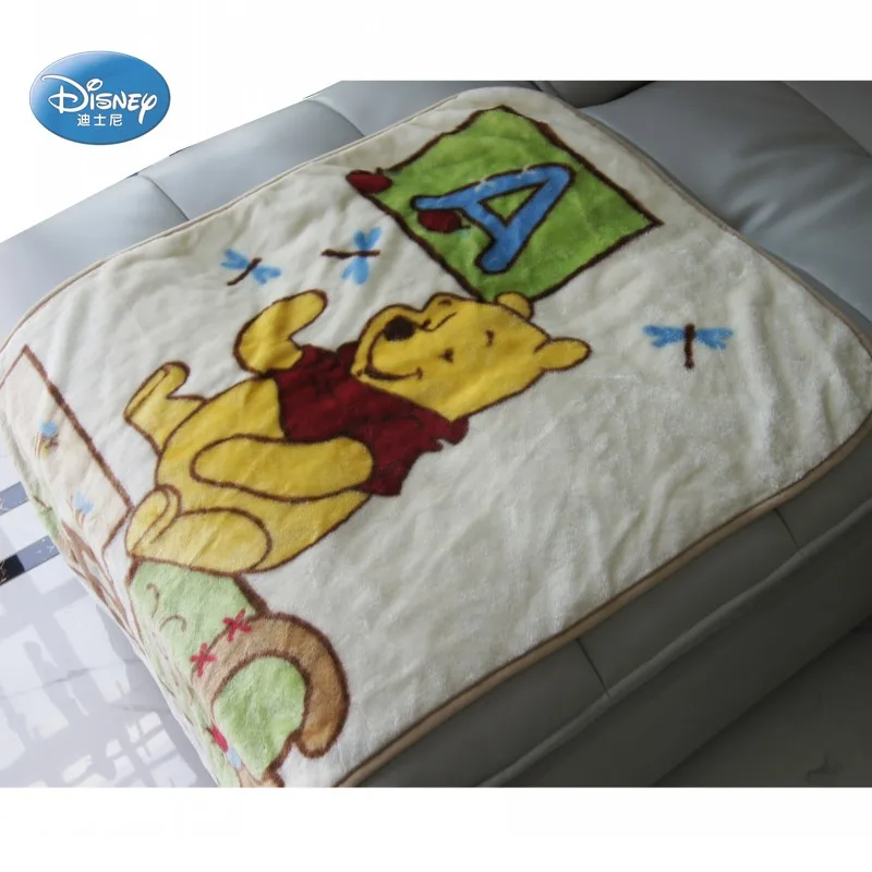 Disney Baby Микки Минни Маус Raschel плюшевый теплый плед бросок 80x120 см для маленьких мальчиков и девочек на кровать/диван/Самолет/кроватка