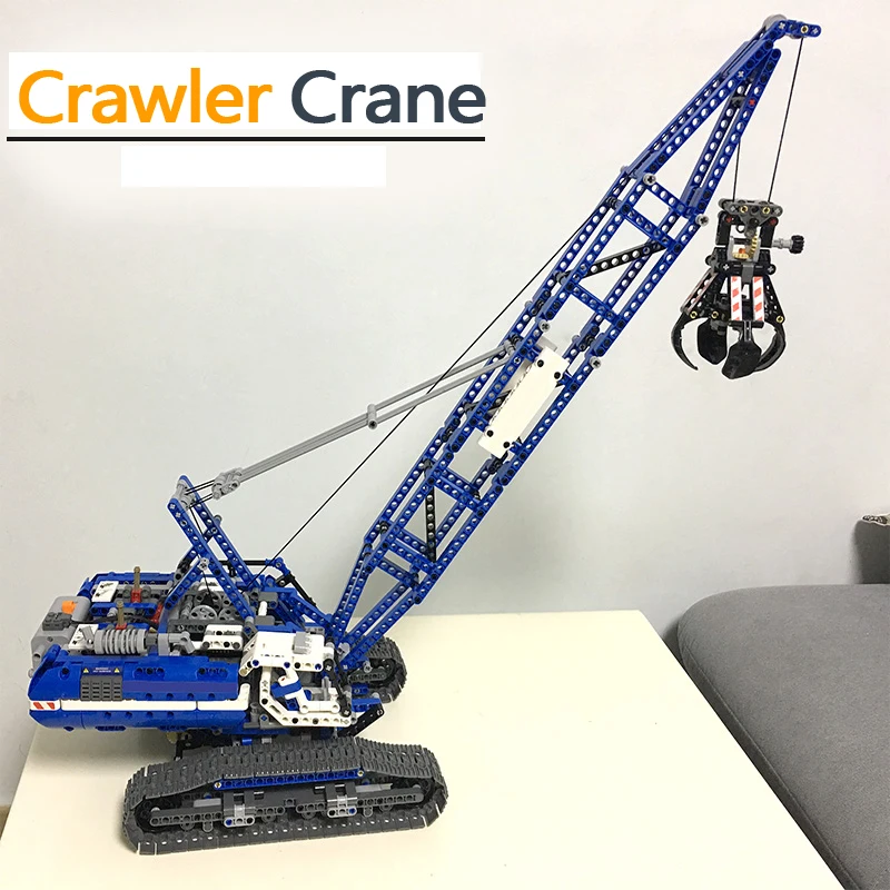 In Stock 20010 Technic Series Crawler Crane 1401pcs Building Blocks Model Bricks Kits with Electric Motors Power Functions 42042 | Игрушки и