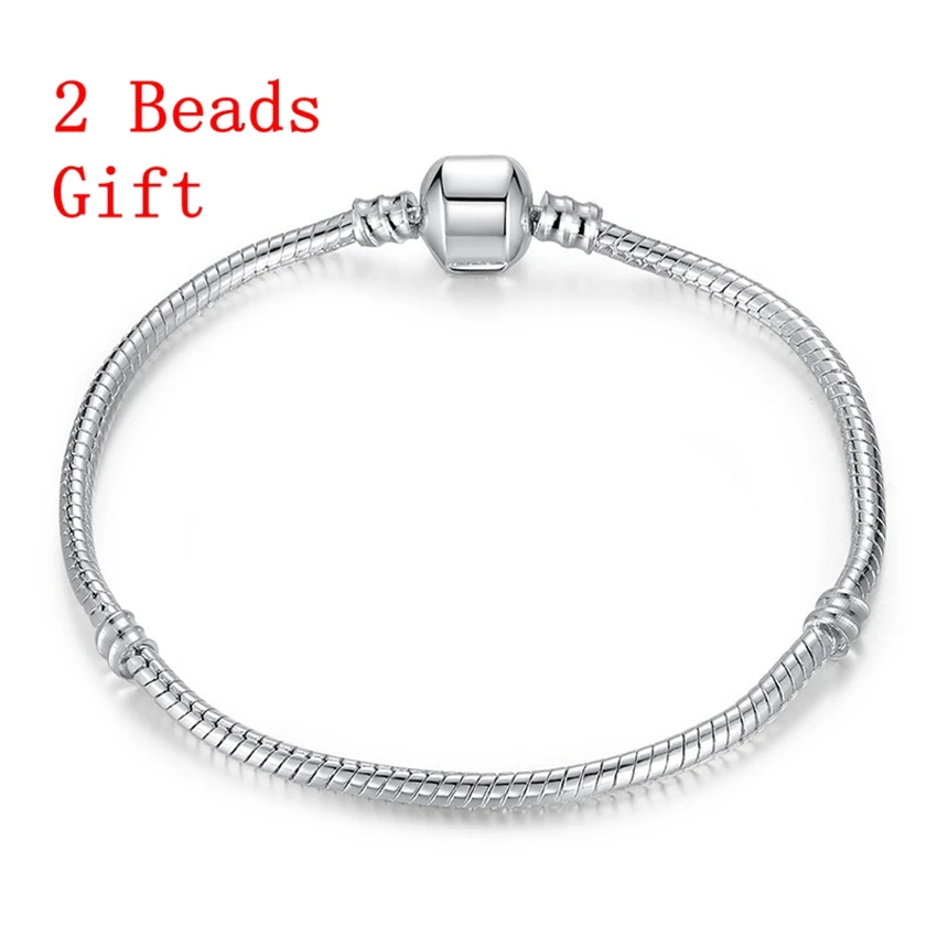 Бесплатная доставка 2 подарочные бусины модная цепочка под змеиную кожу 3 мм