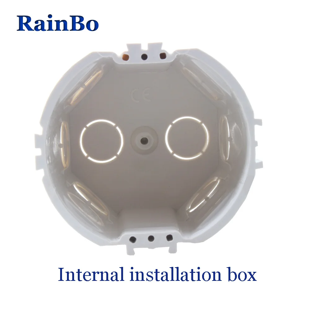 RainBo Mount Box стандарт ЕС внутреннее крепление настенный выключатель света белый