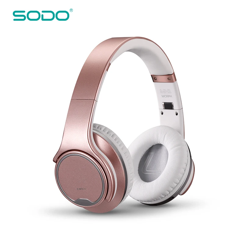 NFC 2 в 1 Twist out bluetooth колонка оригинальные наушники SODO MH1 удобные Беспроводные с