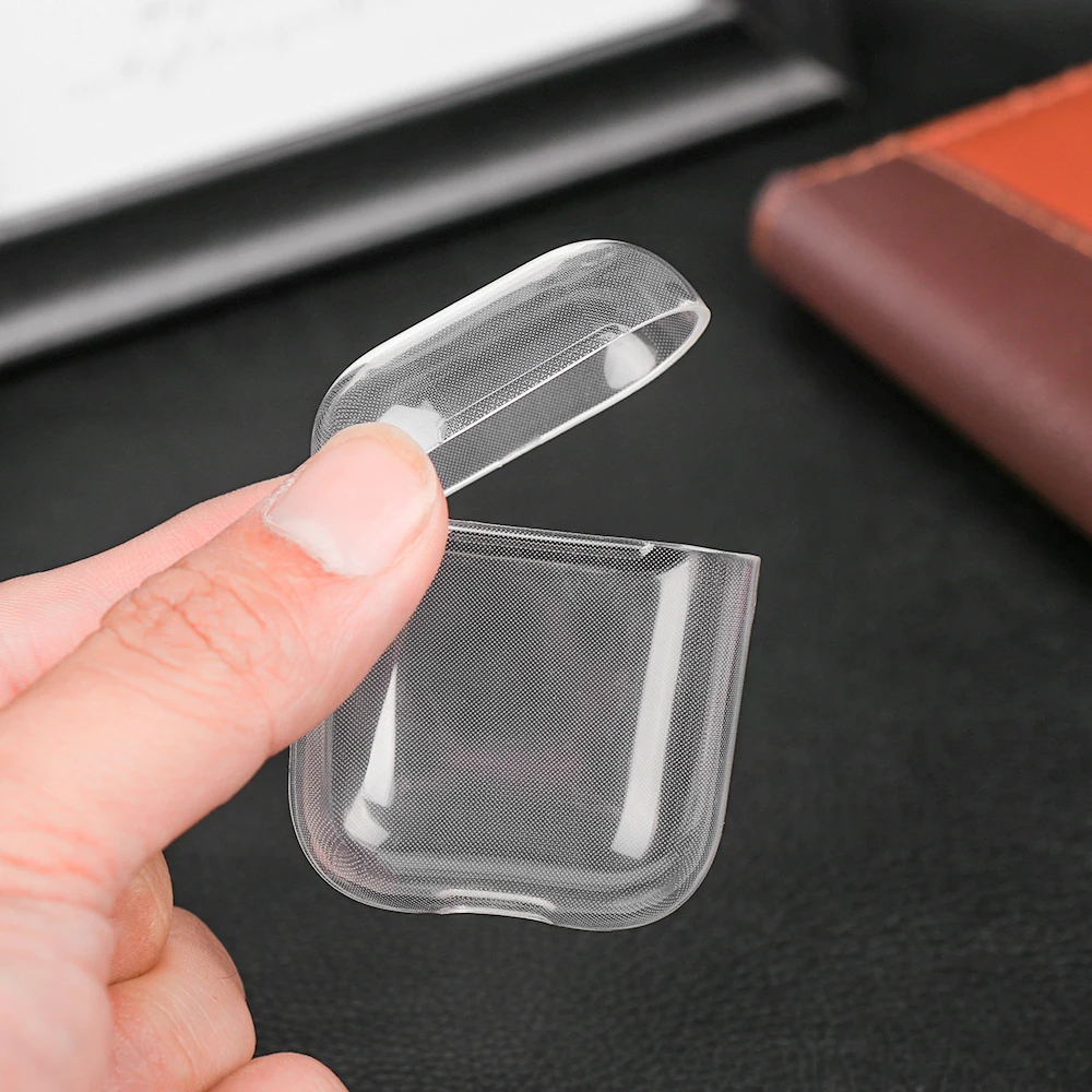 1 шт. для air pods чехол жесткий прозрачный PC защитный милый мультяшный Узор Жесткий чехол сумка для Apple AirPods 1 2 зарядная коробка