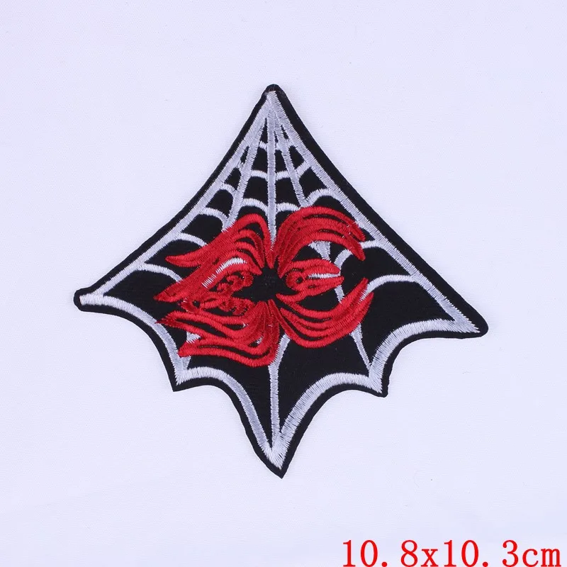 Prajna Parches Biker Yamalar Patch Lot крутой патч панк бренд вышивка логотипа Рюкзак-тактическая вышивка одежда пуховики E - Цвет: Синий