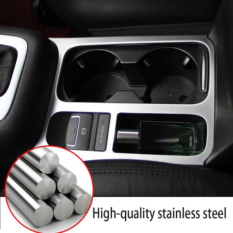 Atreus 1 шт. наклейки на панель стакана для воды из нержавеющей стали Volkswagen VW Tiguan 2010