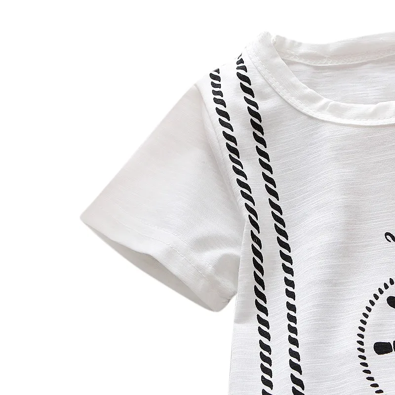 Children's Clothing Set Summer Baby Boy 1-4Y Short Sleeve T-shirt Casual Pant Clothes for Kids Boys |