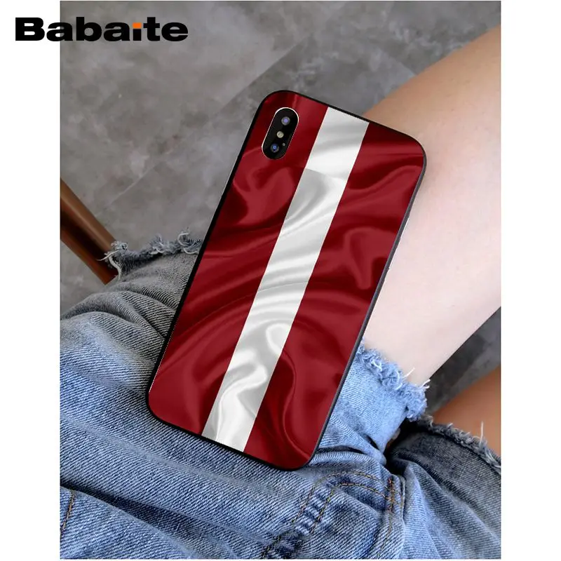 Babaite флаг Латвии привлекательные аксессуары для телефона чехол для iphone 5 5s 5c SE 6 6s, 7, 7 plus, 8, 8 plus, чехол для телефона