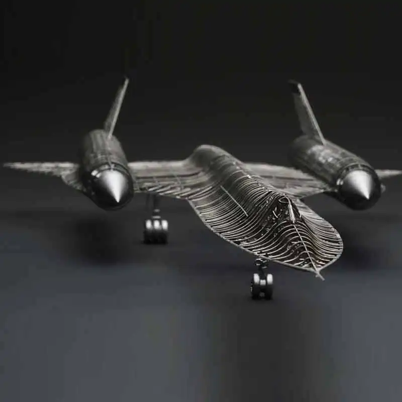 Металлический Пазл сделай сам в виде скелета Blackbird полная конструкция самолета