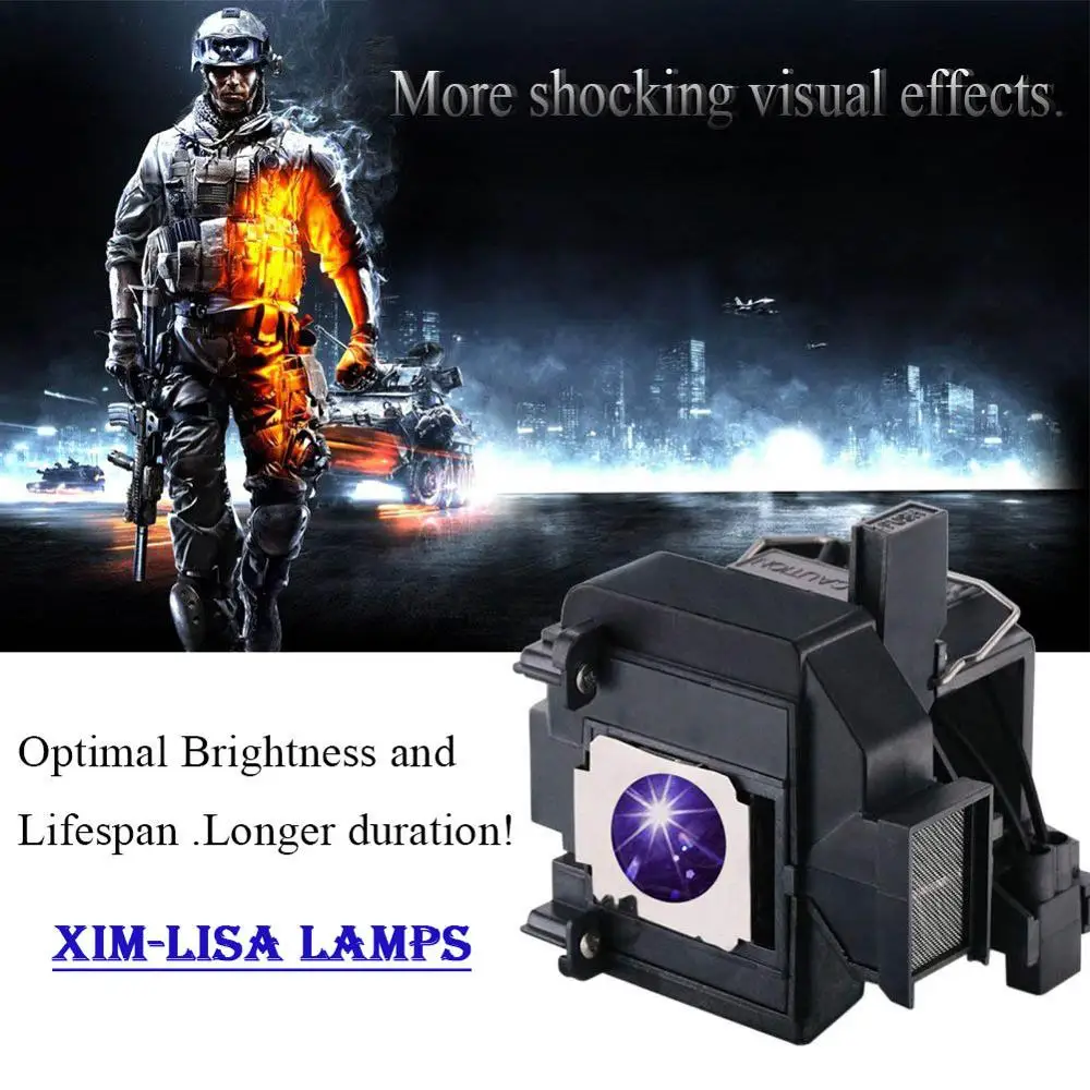 Лампа для проектора EPSON V13H010L69 ELPLP69 высокое качество лампа EH-TW8000 1 2 5 10 | Электроника