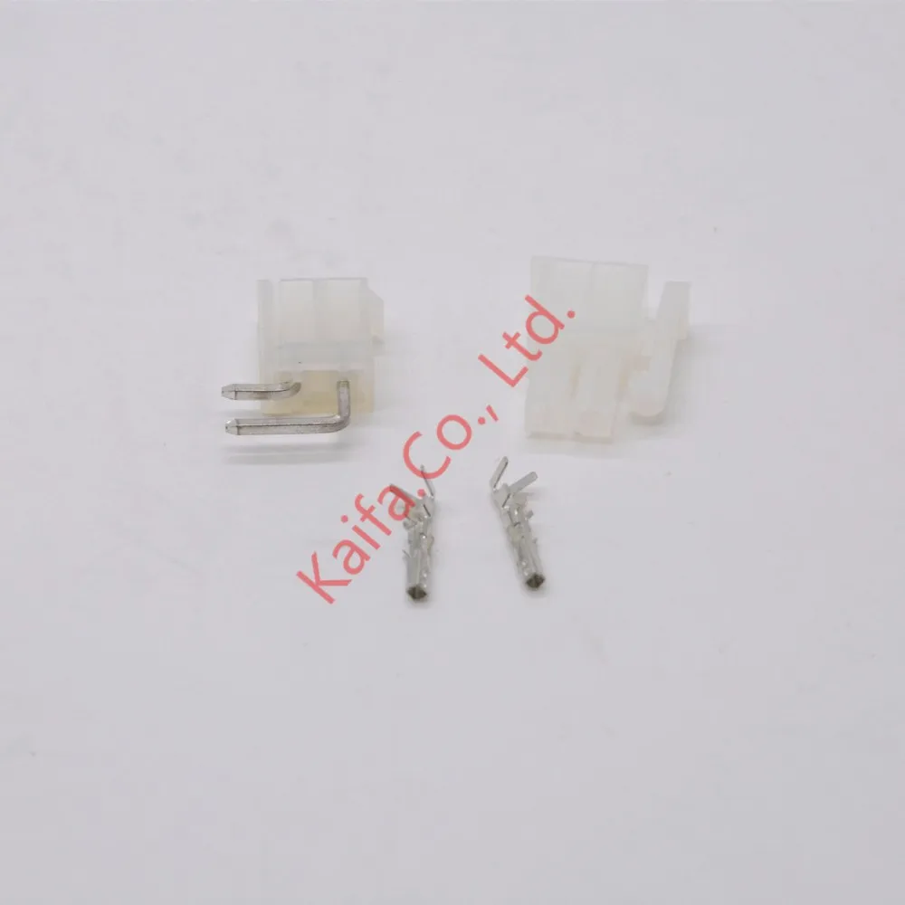 20 комплектов 2 Pin/way 4,2 мм изогнутая игла 5557 и 5569 провода электрические клеммы разъем для PCB/cpu/автомобиля/мотоцикла
