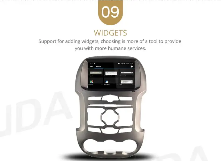 LJDA Android 10 автомобильный dvd-плеер для Ford Ranger 2011- gps навигация 2 Din Автомобильный радио мультимедиа wifi стерео ips головное устройство RDS