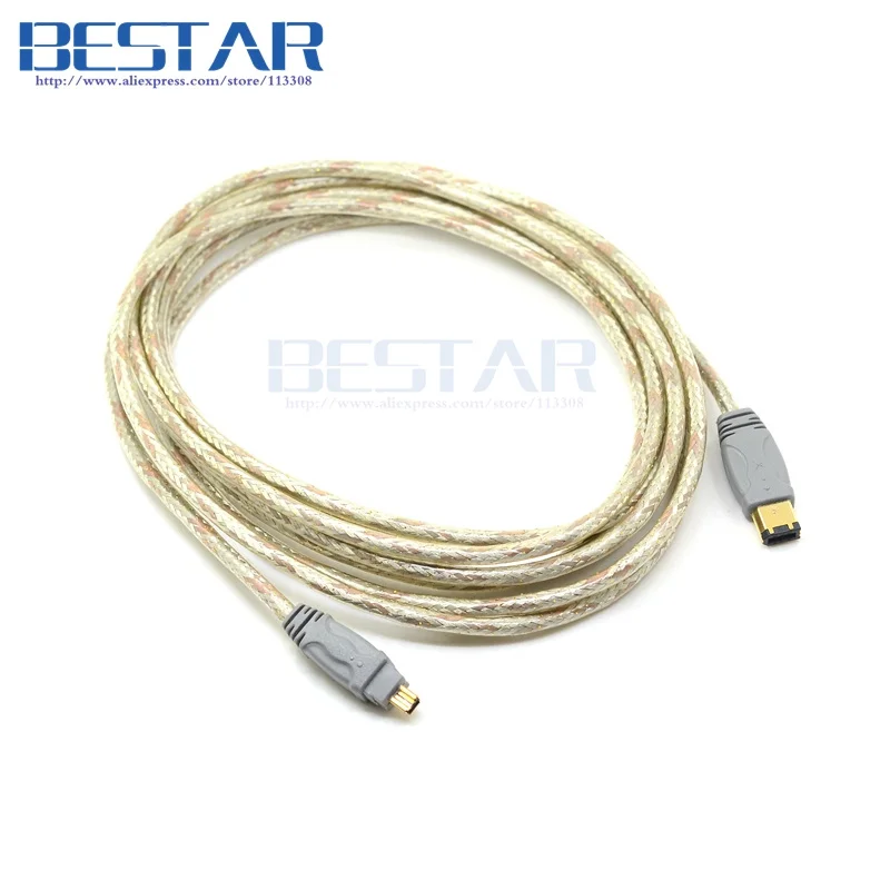 Кабель IEEE1394 от 4 P до 6 Pin Firewire 800 Firewire400 1394A Pin|Компьютерные кабели и разъемы| |