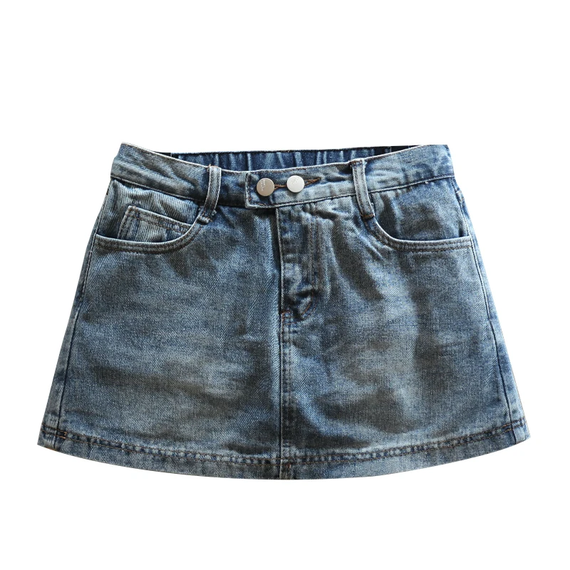 Юбка шорты женские джинсовые 2019 модная летняя одежда юбки с низкой талией