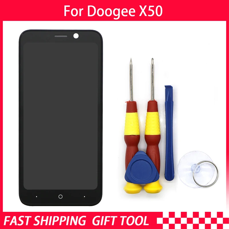 Оригинальный сенсорный ЖК дисплей для Doogee X50/X50L дигитайзер в сборе с рамкой