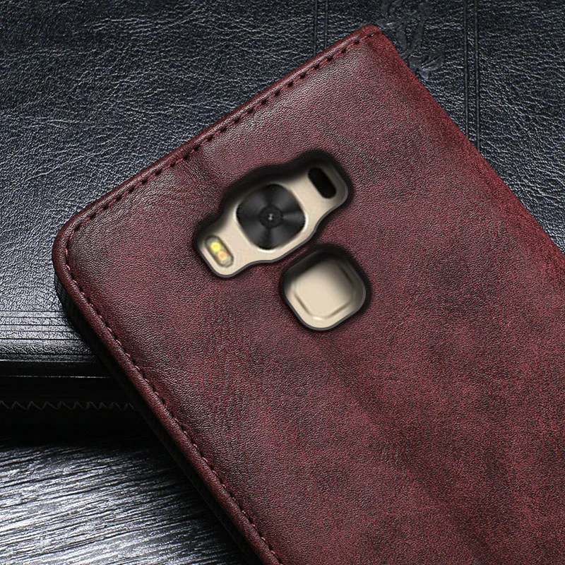 Кожаный защитный чехол-подставка для Asus ZenFone 3 Max ZC553KL из ТПУ силикона Etui Для ZenFone 3 ZE520KL