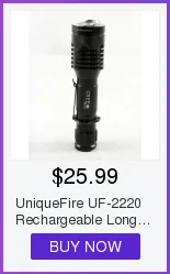 UniqueFire 1504 IR 940NM светодиодный светильник-вспышка, инфракрасный светильник с зумом, 3 режима, водонепроницаемый алюминиевый 67 мм, выпуклая линза, фонарь с креплением для прицела