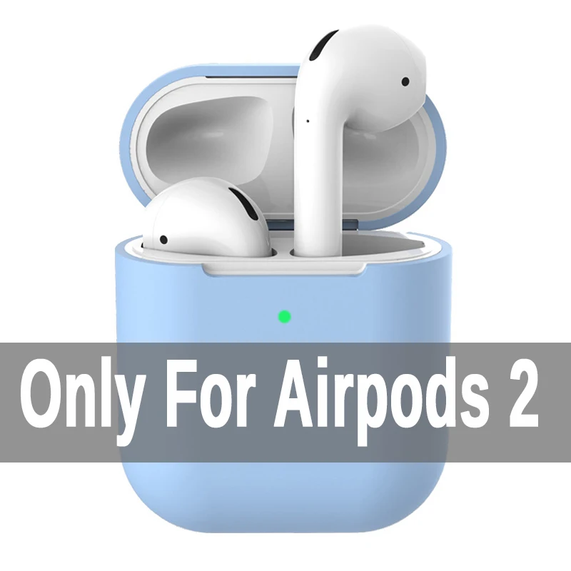 Защитный чехол для беспроводных наушников Apple Bluetooth Ультратонкий силиконовый