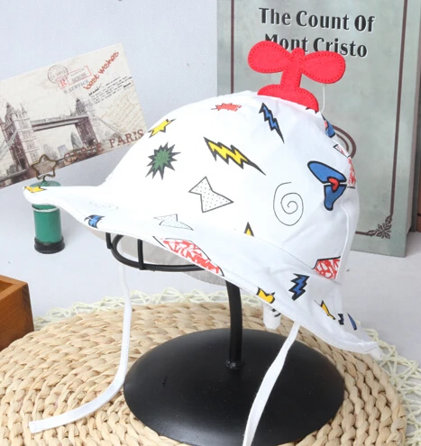 

New Baby Aircraft Cute Caps Fashion Fisherman Hats Cotton Baby Sun Visor Caps Bucket Hats Free Shipping High Quality