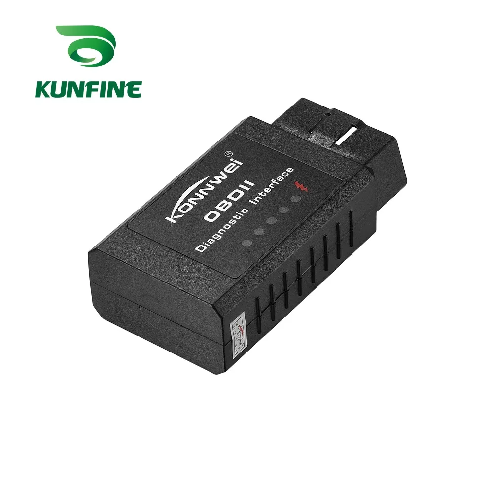 Автомобильный мини сканер KW910 ELM327 считыватель кодов Bluetooth инструмент для
