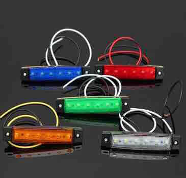 200X 6 фонарь заднего освещения 24 В|side marker light|marker lightled side light |