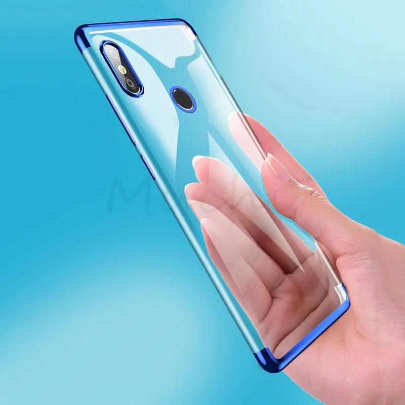 MUCHI For Xiaomi Mi 8 Case Luxury Laser Plating Soft Clear Back Cover Mi8 SE MI8SE Phone Cases |