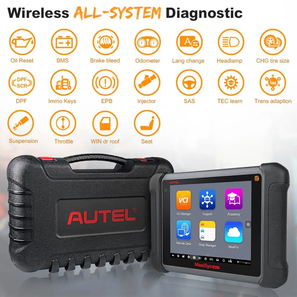 Autel MaxiSys MS906TS OBD2 сканер диагностический инструмент TPMS программирующий ECU