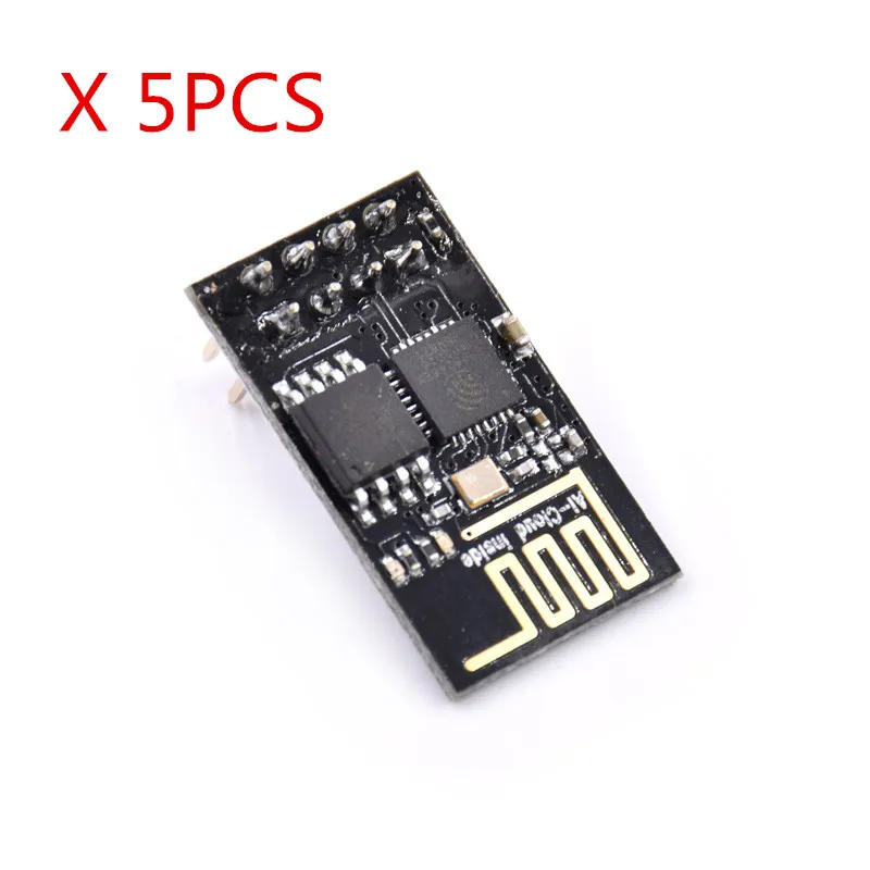 

5PCS graded version ESP-01 ESP8266 serial WIFI wireless module wireless transceiver