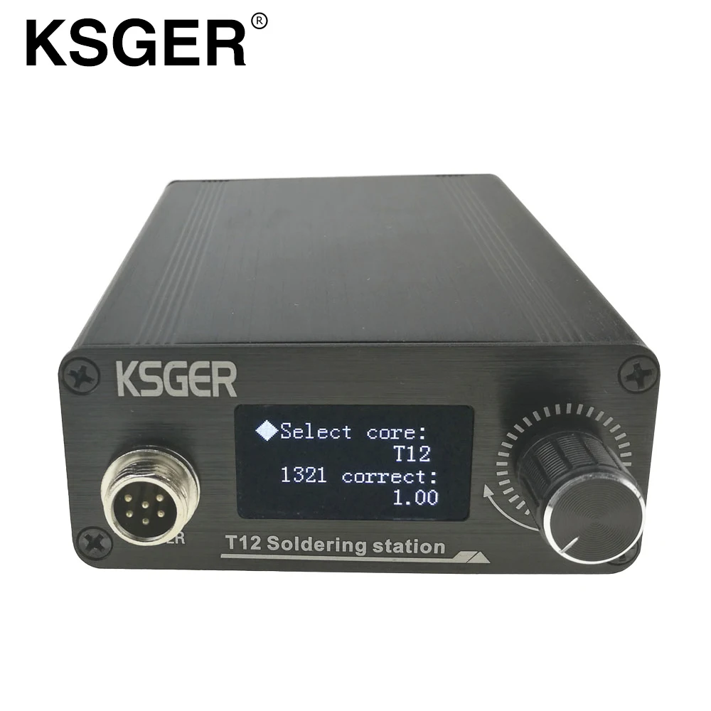 KSGER STM32 OLED 1,3 0,96 Размер T12 DIY паяльная станция с русским корейским английским китайским T12-B2 паяльником