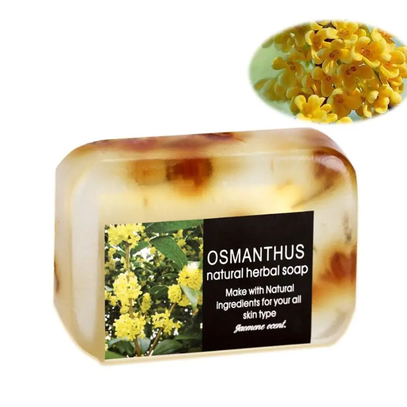 

90g Natural Jasmine Flower Essential Oil Handmade Soap Aromatherapy Fragrant Face Skin Cleansing Moisturizing Whitening Nourishi