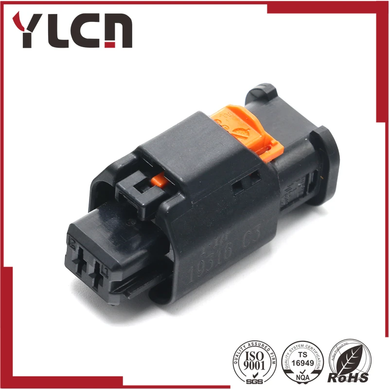 

Free shipping 2 pin wire harness plug connector for 1801175-1