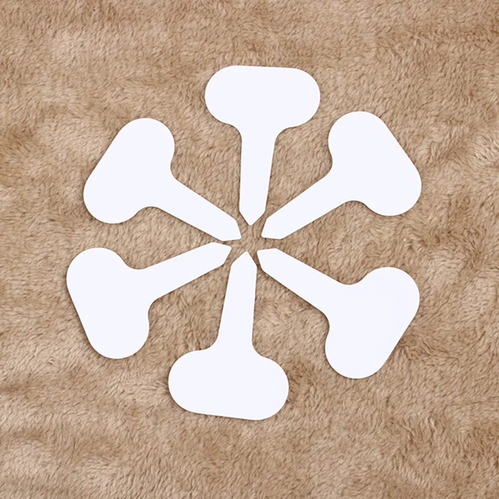 100 шт. Т образные пластиковые этикетки для садовых растений|Маркеры растений| |