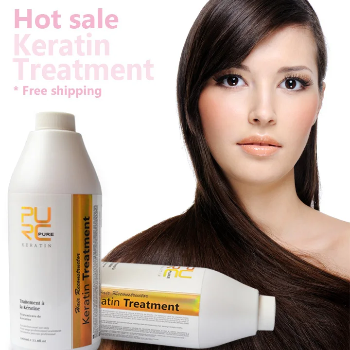 Кератиновое лечение волос для восстановления гладкое плоский утюжок