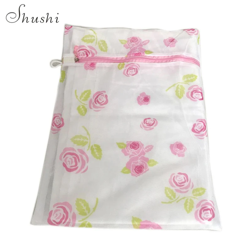 Durable thick Polyester mesh bag Clothes Washing Machine Laundry stoarage zip Bra Underwear Aid Lingerie Mesh Net Wash Bag | Дом и сад
