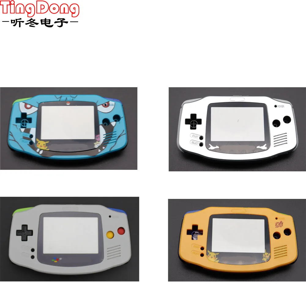 4 шт. серый желтый синий серебристый цвет корпус чехол замена для Gameboy Advance GBA