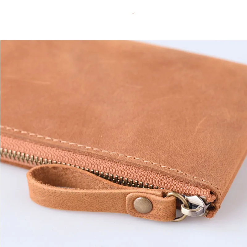 AETOO мужская кожаная сумка 5 дюймов для мобильного телефона Мужская Ретро на