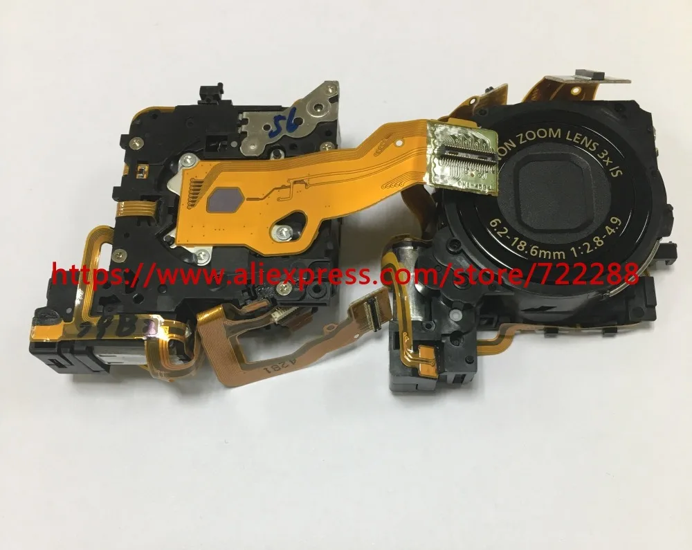 Новый оригинальный черный зум объектив Ass'y для Canon IXUS85 IS SD770 с CCD модулем PC1262 IXY25