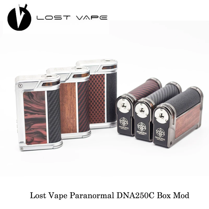 Электронная сигарета оригинал LOST VAPE PARANORMAL DNA250C LostVape DNA250 200 Вт Replay коробка mod