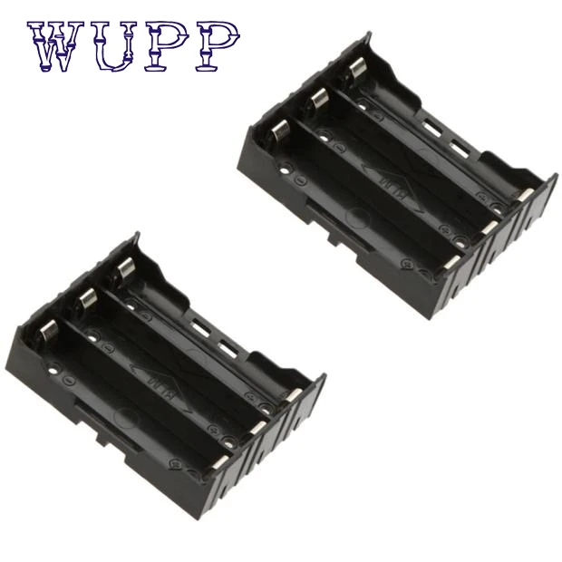 1 шт. DIY черный ящик для хранения держатель чехол 3x18650 3 7 V аккумуляторные батареи 10