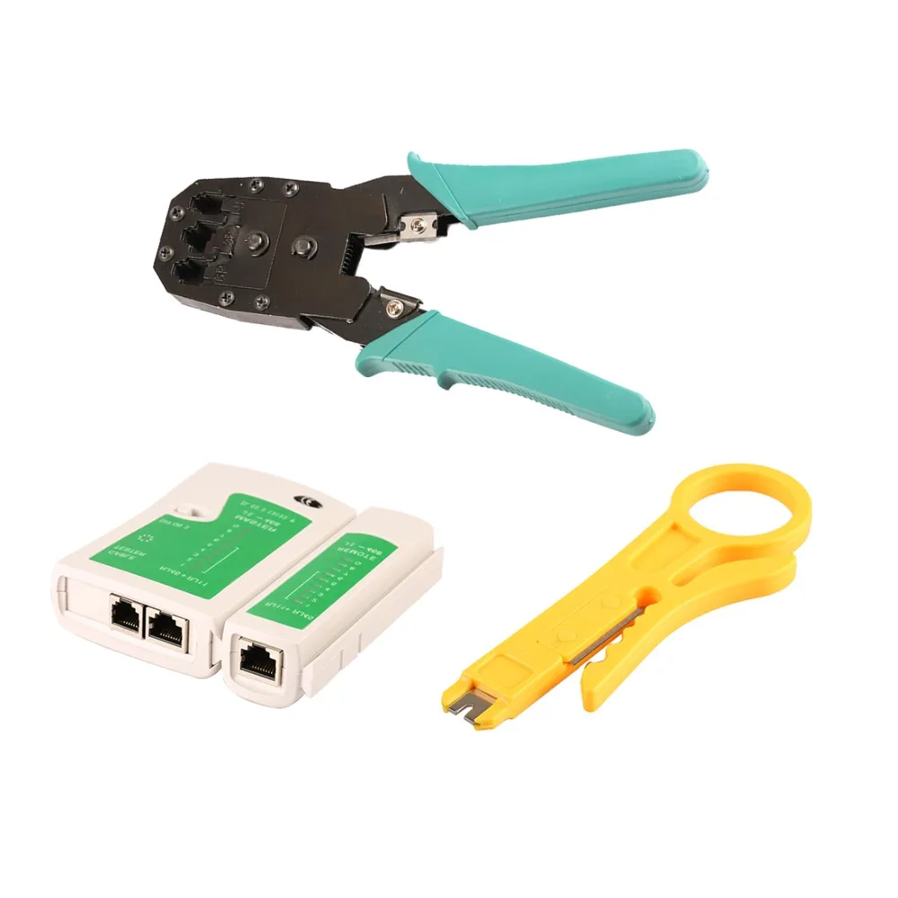 Обжимной инструмент UNeefull тестер для сетевых кабелей Ethernet RJ45 5 шт./компл.|Наборы