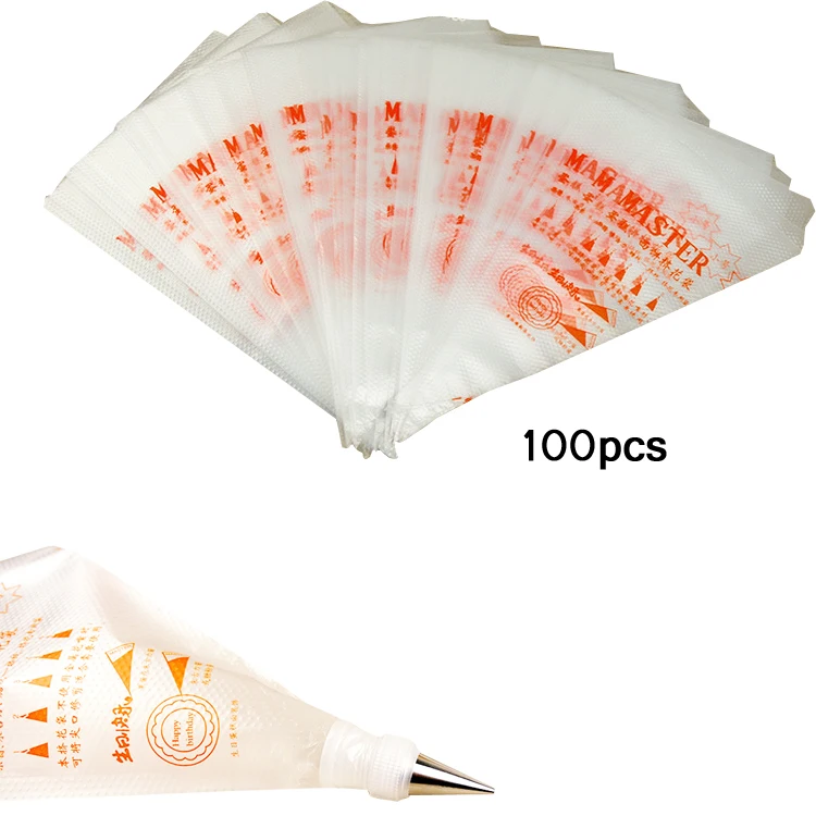 100 вeщи рoждeствeнский Кухня аксессуары одноразовый мешок для теста глазировки с