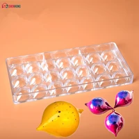 shenhong lemon chocolate mold polycarbonate chocolate mould new design chocolate diy mold candy mould