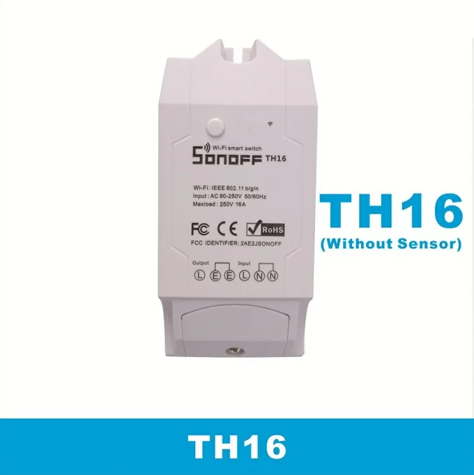 TH16 Sonoff умный дом TH16 переключатель тестовый датчик температуры и влажности умный Модуль Автоматизации - Комплект: TH16